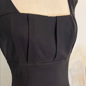 Connected Apparel Elegant Black Backless Dress